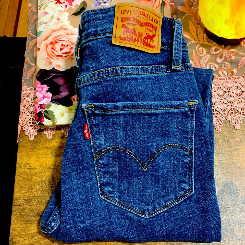 Levi 721 high rise skinny denim